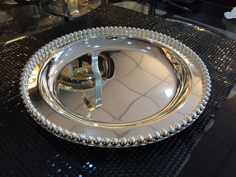 

30cm/25cm Modern wedding decoration Party Decorations Cake tray Plate Bread dish set wedding supplies birthday party decorations