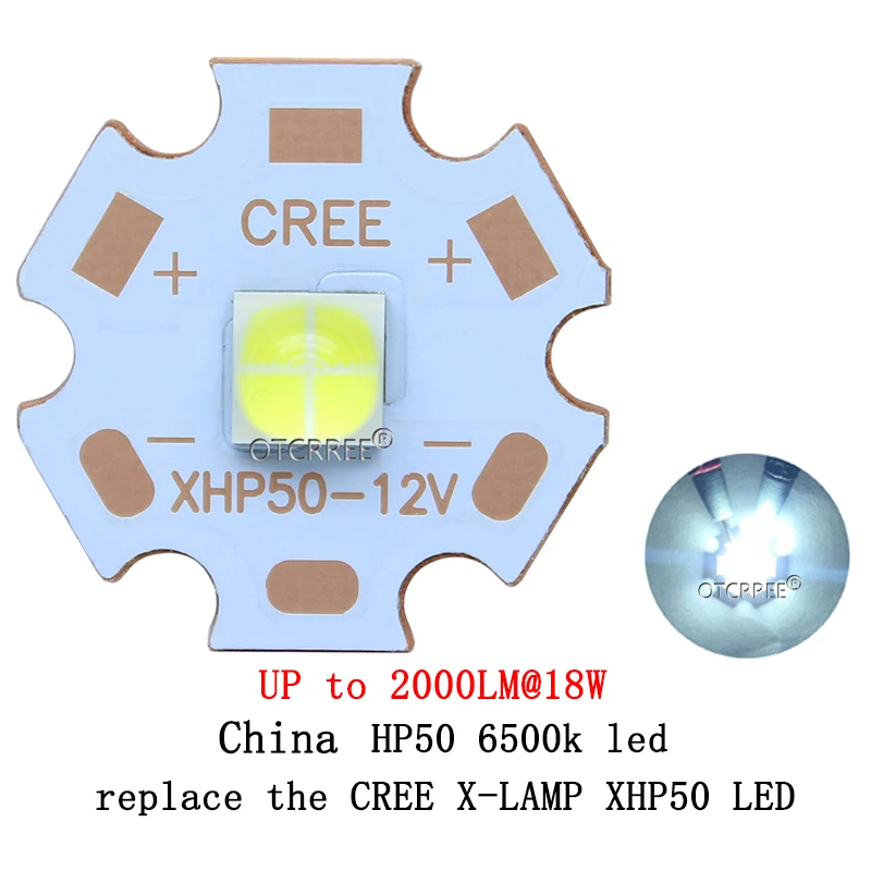 1 шт. 5 10PCSChina XHP50 заменить CREE светодиодный холодный белый 6500 к нейтральный 4500k