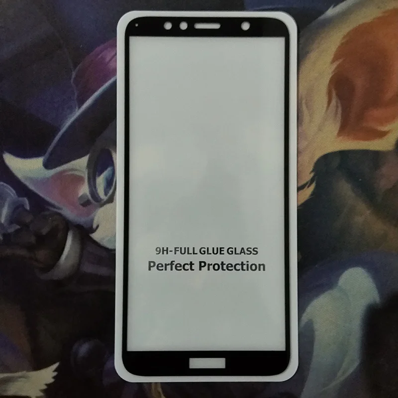 Закаленное стекло 5d с полной проклейкой для huawei y5 y6 y7 prime 2018 y9 2019 защитное защита