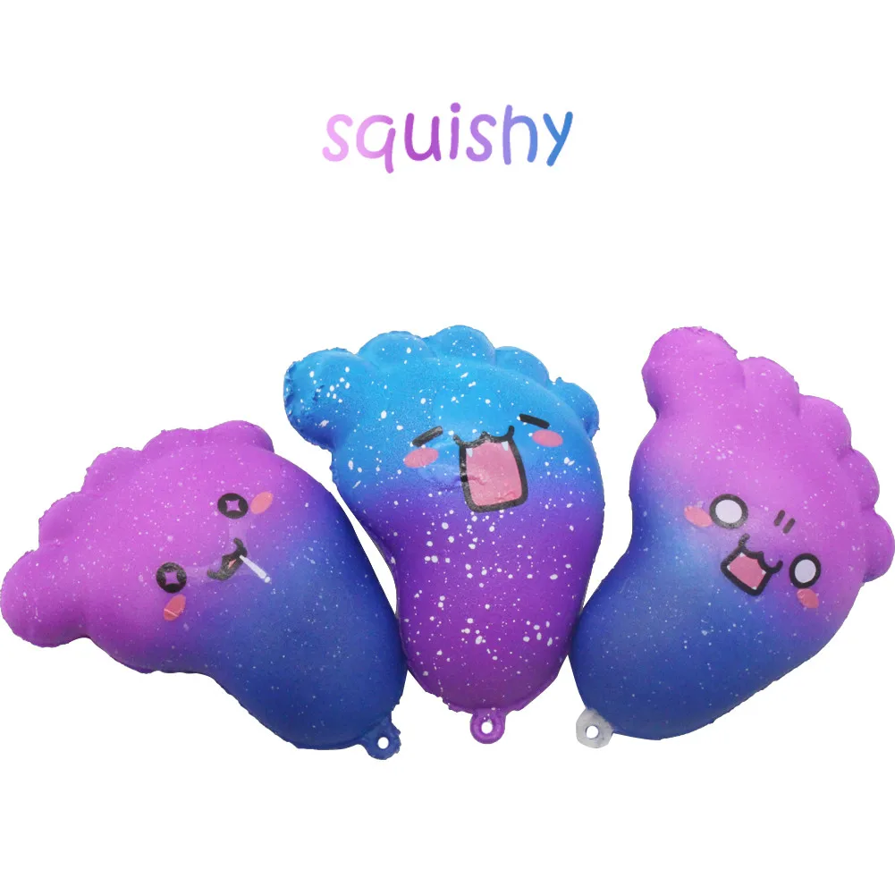 Сжимаемые Kawaii милые большие ноги медленно поднимающиеся сжимаемые игрушки
