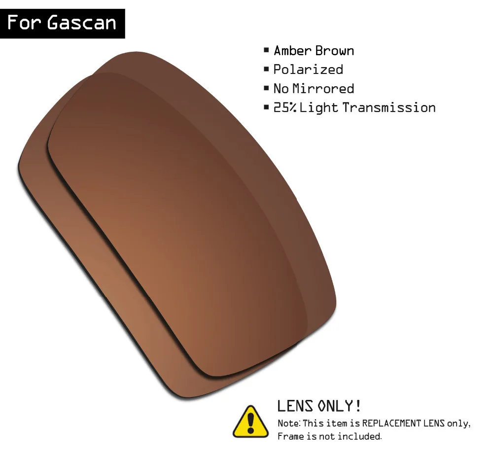Замена поляризованных солнцезащитных очков SmartVLT для Oakley Gascan-янтарно-коричневый |