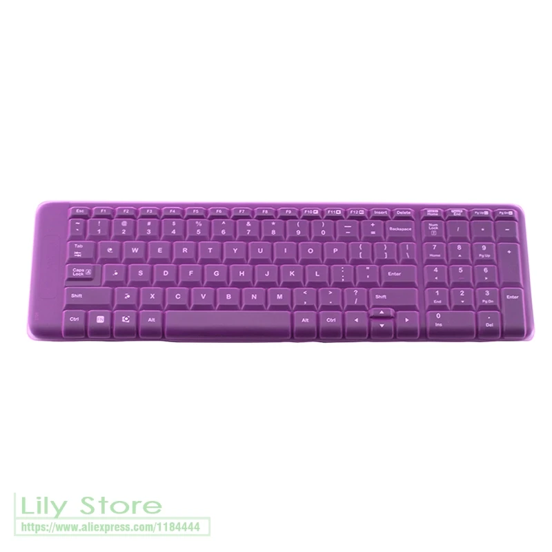 Силиконовая Защитная плёнка для клавиатуры Logitech mk215 mk220 k220 mk230 | Компьютеры и офис