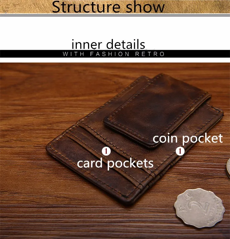 COWATHER Crzay лошадь кожа Card& ID держатели топ корова натуральная кожа кошельки для мужчин мужской кошелек porte carte K001