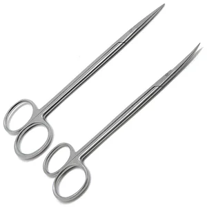 Пинцет из нержавеющей стали, прямой и изогнутый гемостатический, для домашних животных, рыболовные щипцы, медицинские стоматологические хирургические ножницы