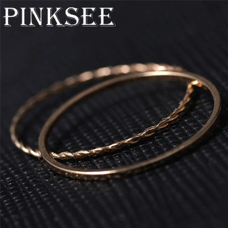 PINKSEE 2 шт./компл. Модное Элегантное очаровательное Золотое мини-кольцо на палец