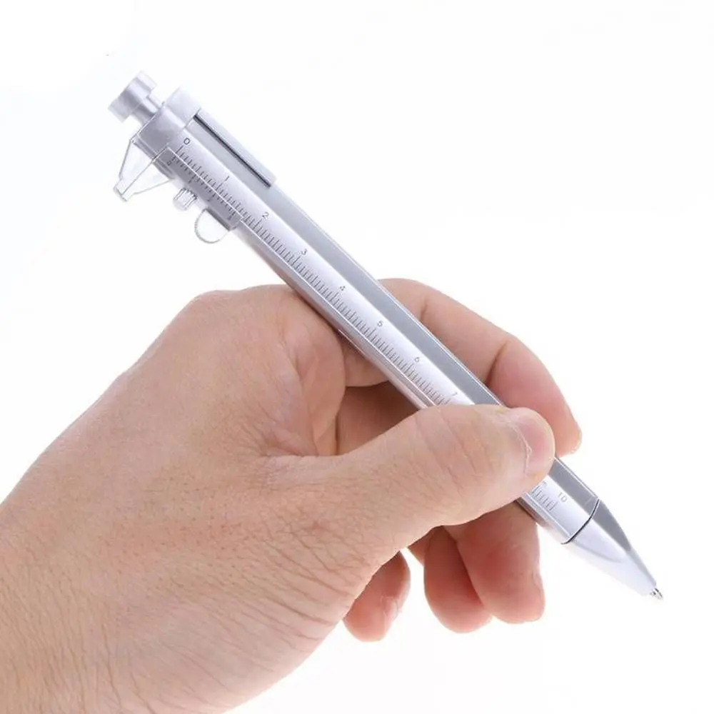 Многофункциональный масштабная линейка Шариковая Ручка отвертка суппорт ручка