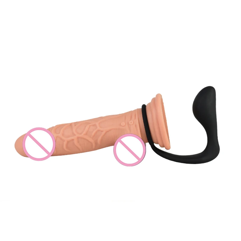 Мужская Анальная пробка массажер простаты силиконовая G-Point палочка для