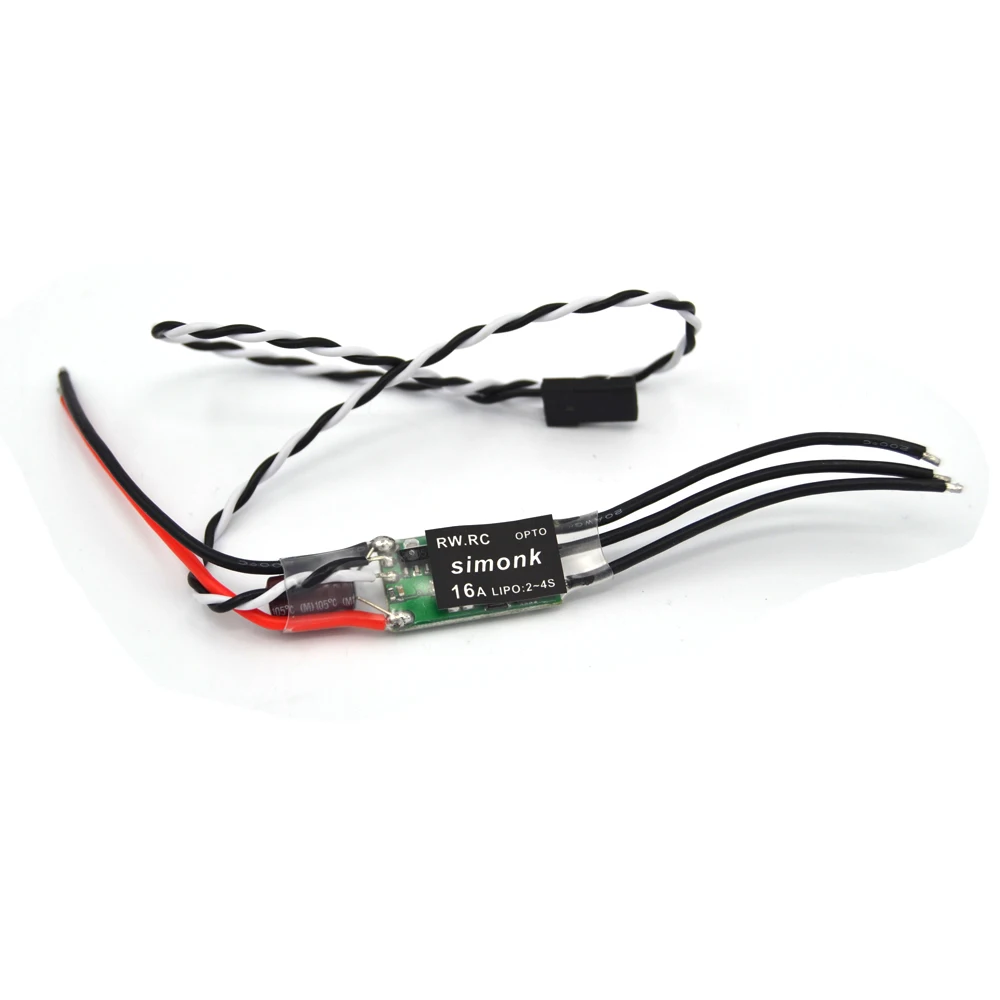 4x бесщеточный двигатель MT2206II 1900KV CW CCW + OPTO Mini SimonK ESC 16A 2-4S для RC самолета | Игрушки и