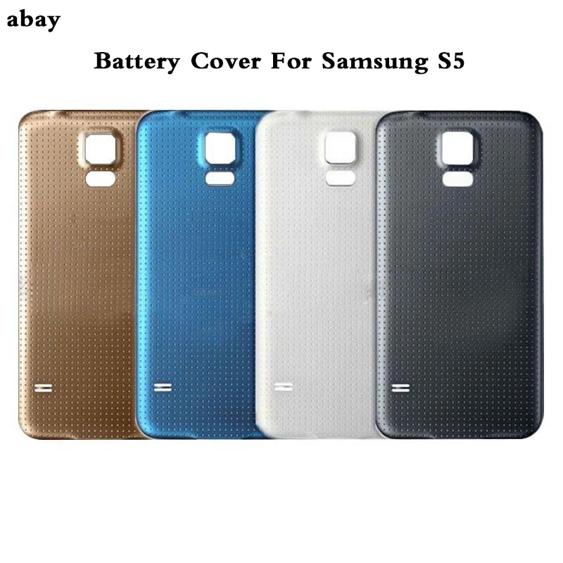 

Задняя крышка батарейного отсека для Samsung Galaxy S5 i9600 G900 S5, задняя крышка батарейного отсека, Высококачественная запасная часть для Samsung