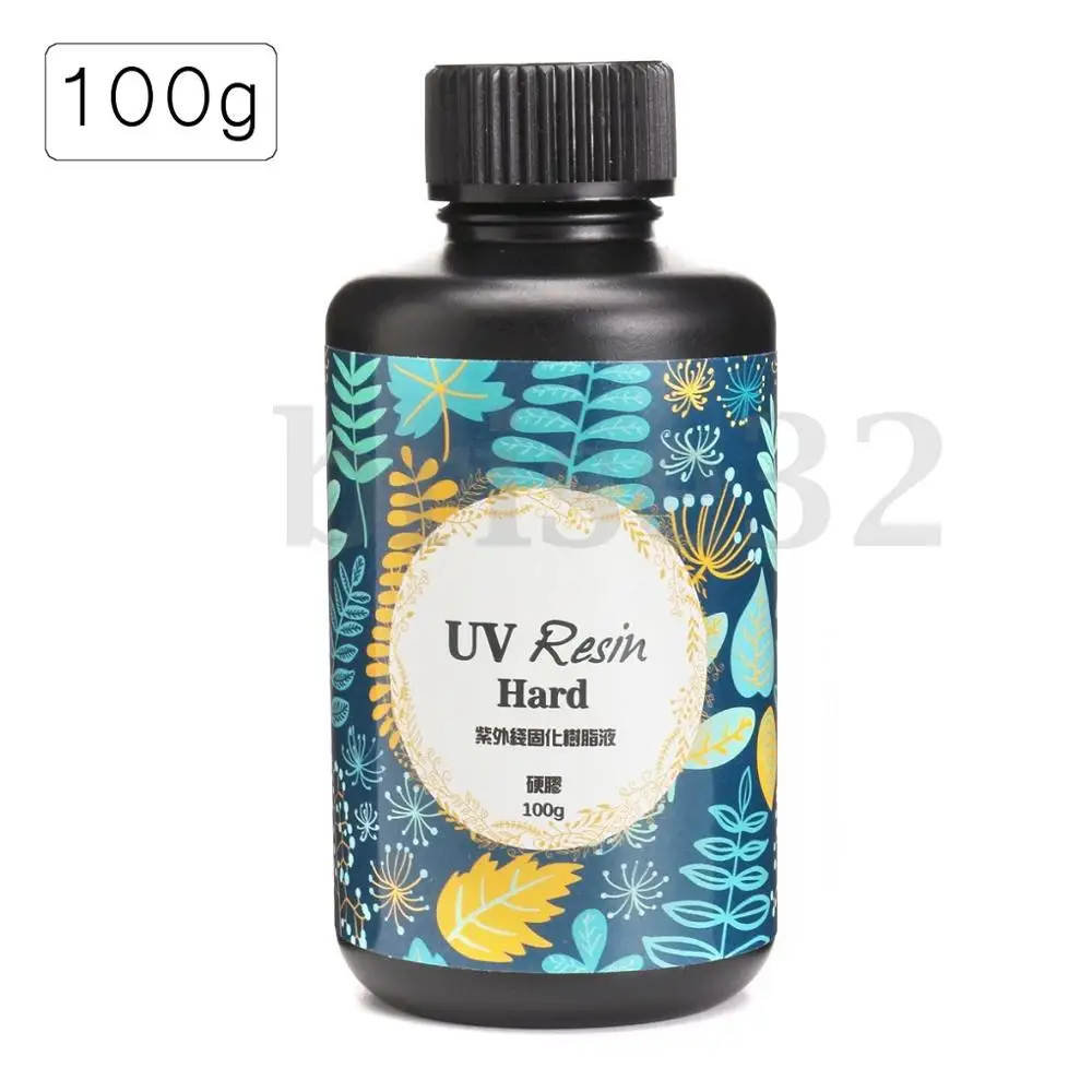 Новое поступление DIY 25/60/100g УФ Смола ультрафиолетовое отверждение Солнечная Солнечный свет активированный твердый клей резина дропшиппинг - Цвет: 100g