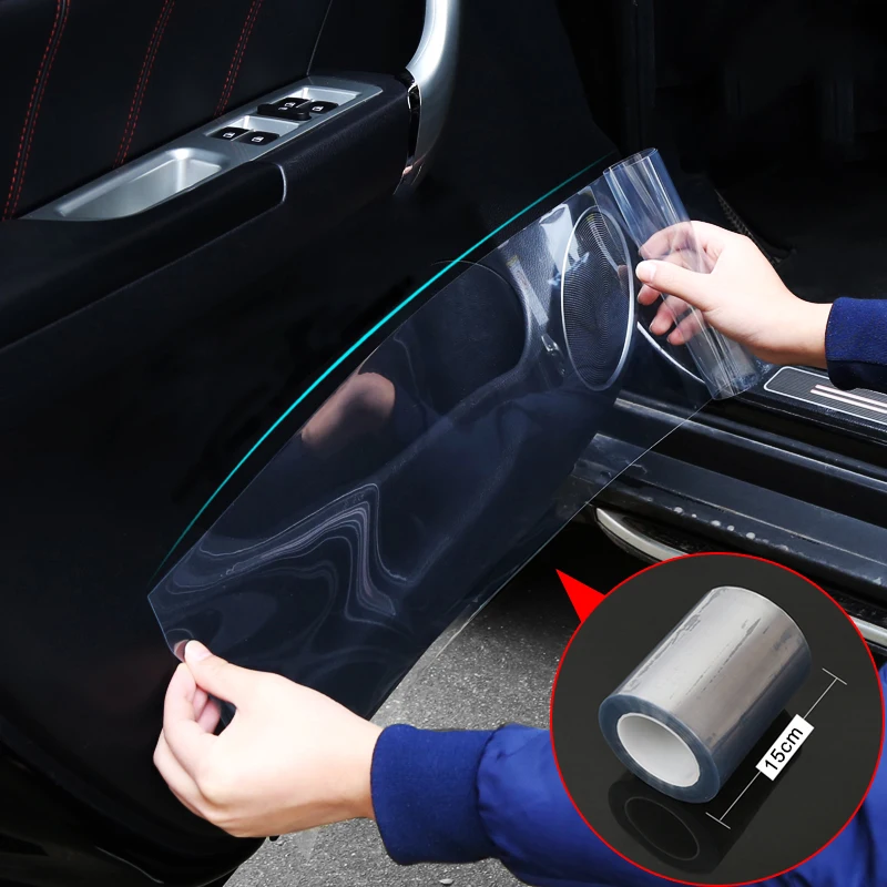 DIY Автомобильный Стайлинг 15 см x 100 Защитная пленка для кожи носорога бампер капот