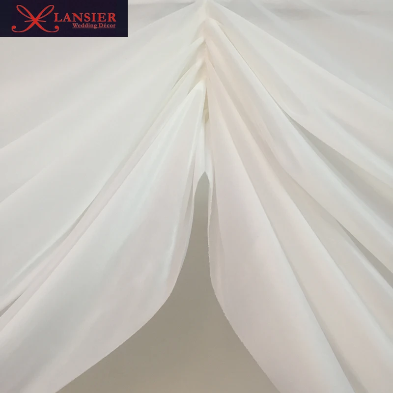 6 метров длина Белые Свадебные гирлянды для декорации фона съемные swag