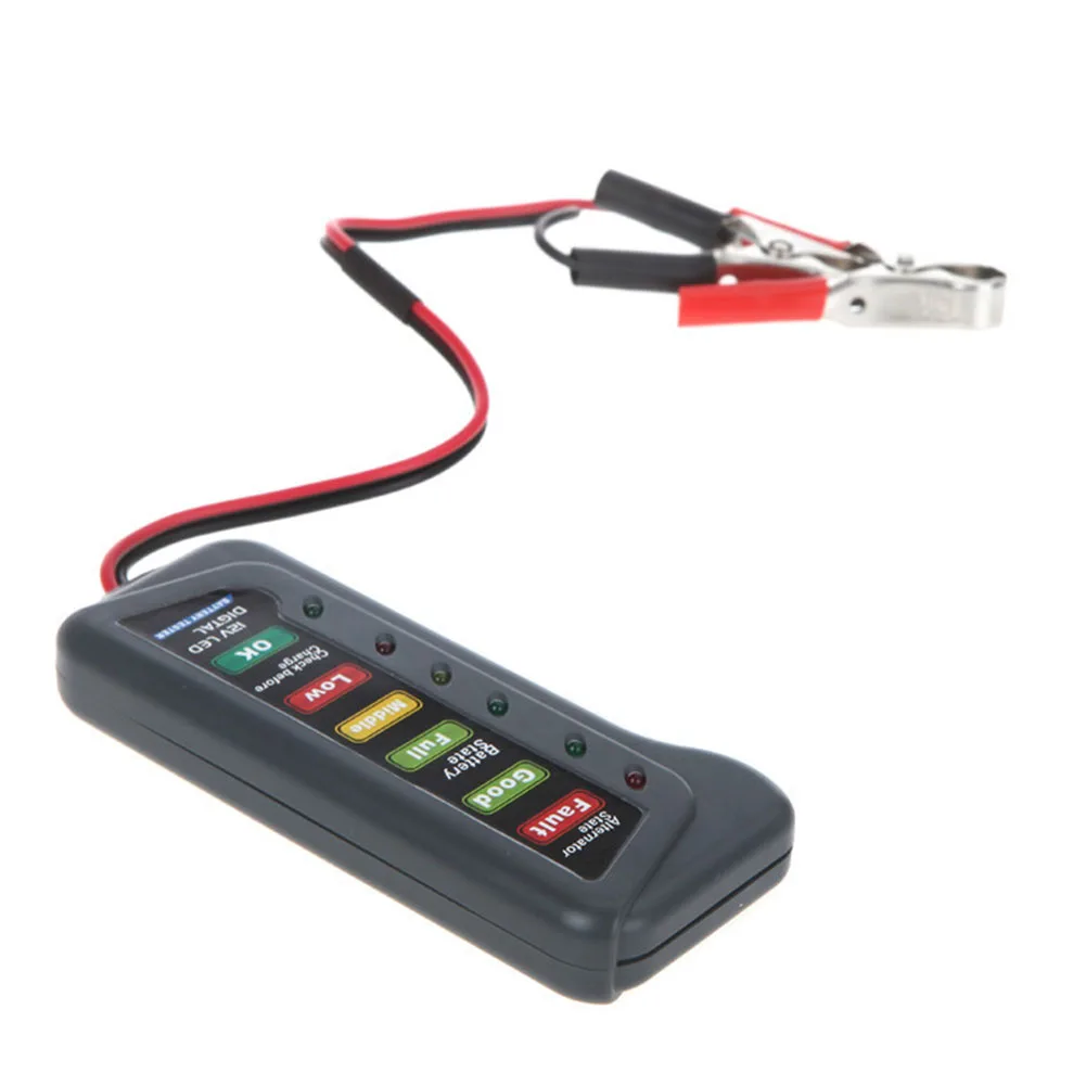 12V Car Motorcycle Battery Test Alternator Tester Digital Diagnostic Analyzer | Автомобили и мотоциклы
