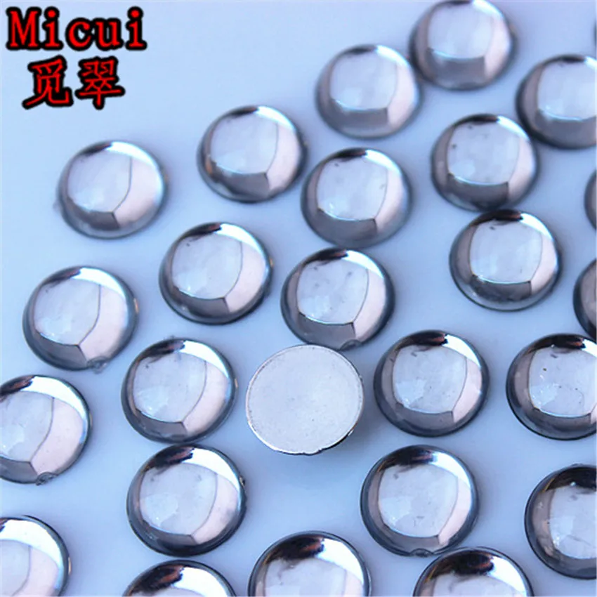 Micui 6/8/10/12 мм блестящая аппликация со стразами с плоской задней стороной камни