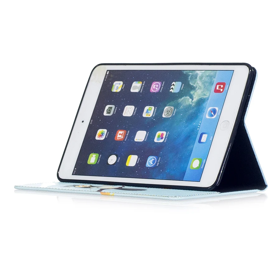 Для Apple Ipad Mini 1 2 3 чехол Tablet 7 9 дюймов раза Стенд флип бумажник тонкий кожаный Капа