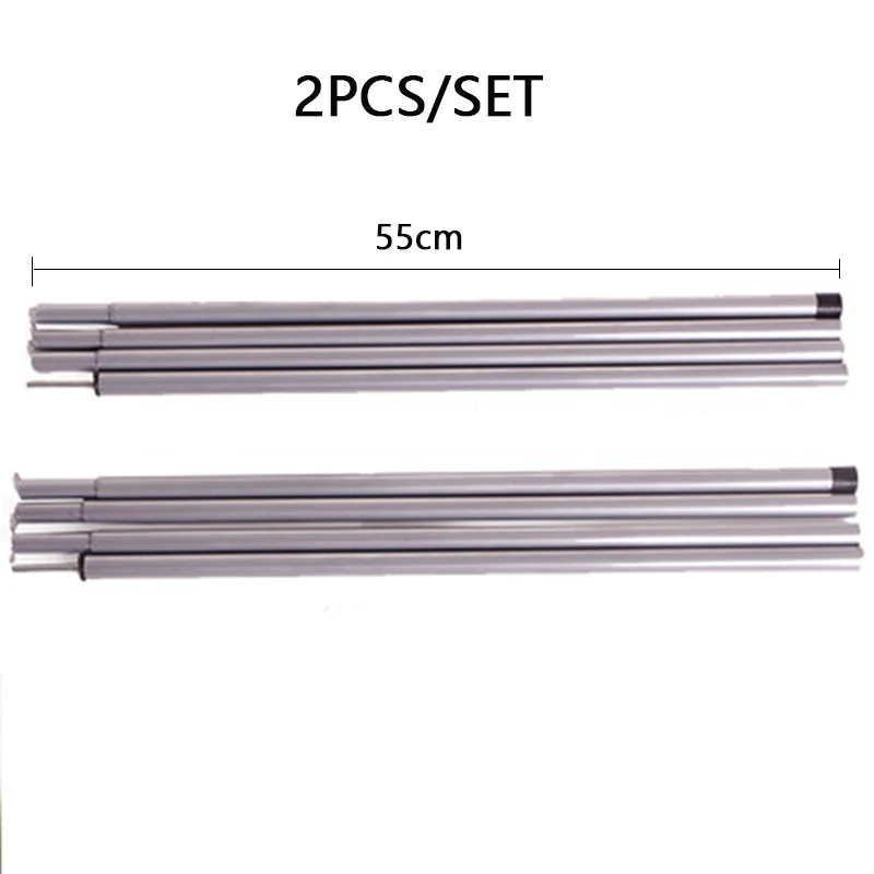 2pcs pole 3,6 м x 2,9 м наружная Сверхлегкая Солнцезащитная палатка с серебряным покрытием для пикника, навес для кемпинга, водонепроницаемый непромокаемый тент садовый навес, Пляжная палатка - Color: 2pcs pole