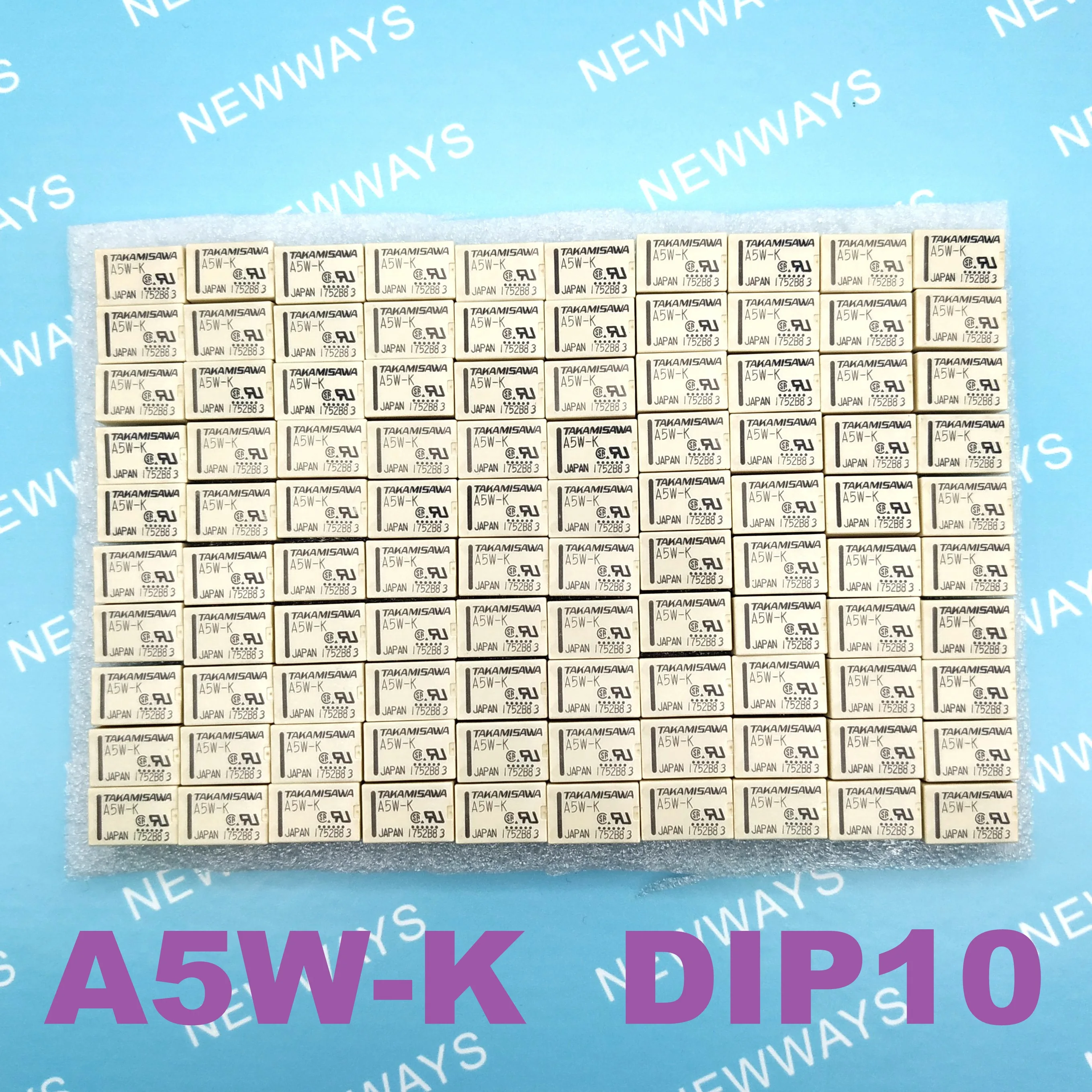 

100 шт./лот реле A5W-K Dip10 электромеханическое реле Dpdt 2A 5Vdc 178Ohm сквозное отверстие новое и оригинальное