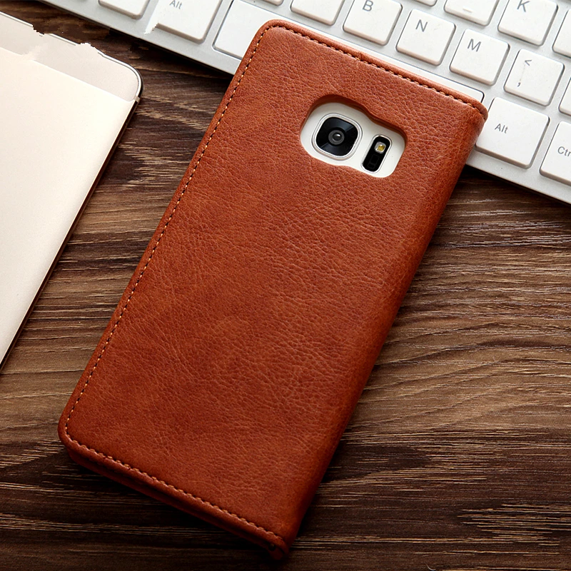 Винтаж Флип Бумажник фото Рамки чехол PU кожаный для Samsung Galaxy Note 8 S8/ s8 plus/S7/S7 Edge |