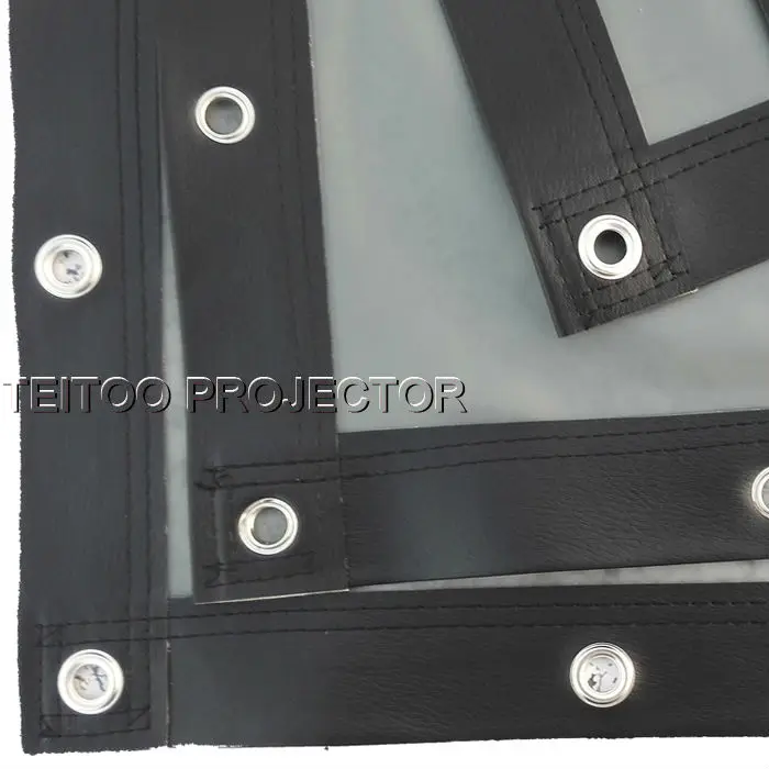 Задний экран 200 дюймов 4:3 ПВХ настенный есть черные границы для домашнего