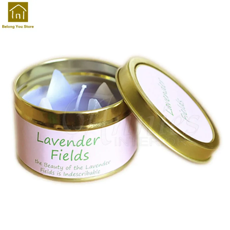 Lavender Беспламенное украшение ароматические свечи крышки для банок Kokulu Mumlar Spark аромат Праздник Декоративные Ароматические свечи восковая лампа JKK187 - Цвет: Lavender