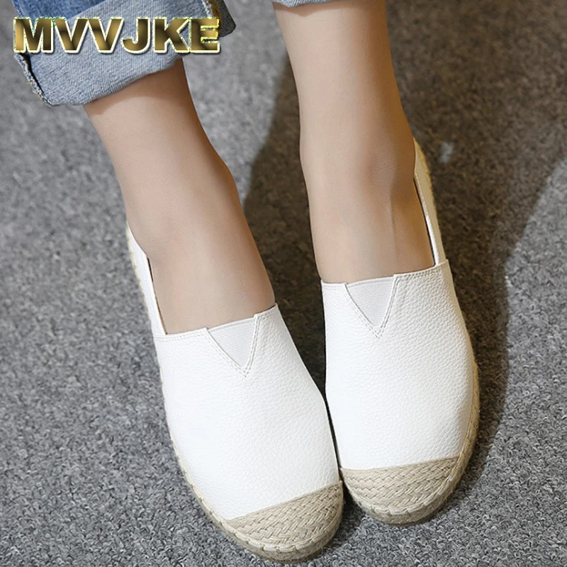 

MVVJKE Flats Women Shoes 2017 New Spring Summer Women Casual Shoes Breathable Slip-On Loafers big size 34-43