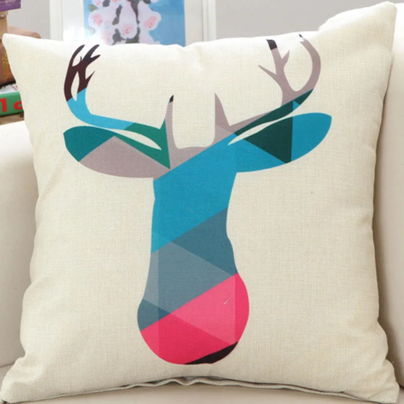 Современный Модный мягкий Чехол на подушку и Комфортный хлопковый льняной чехол
