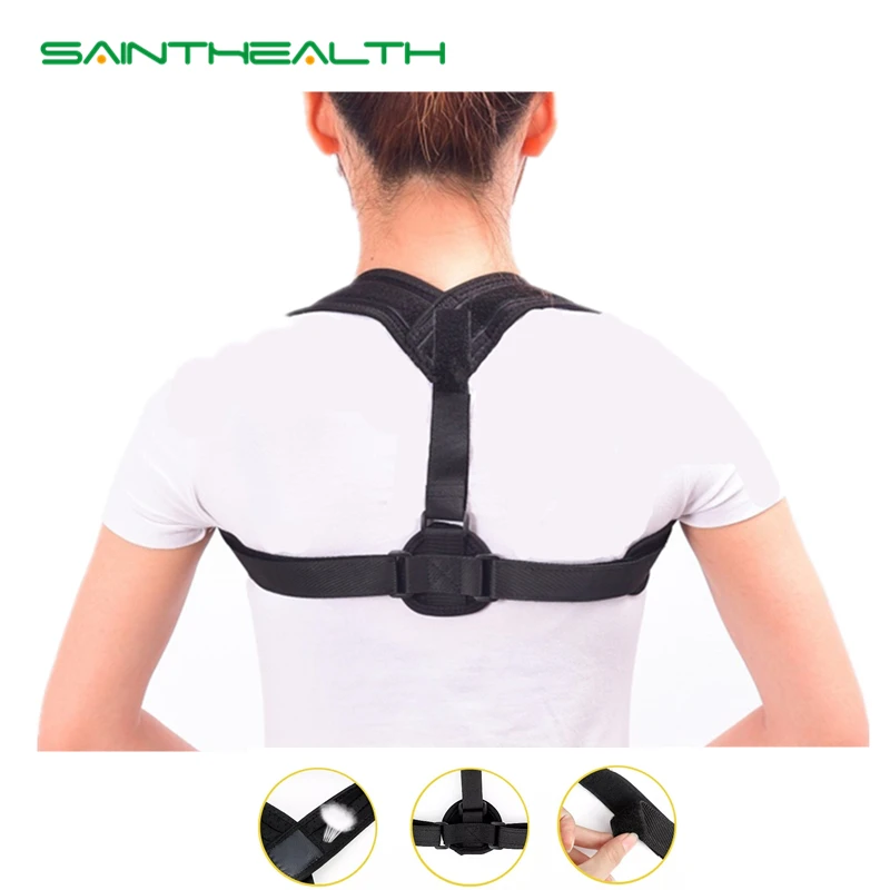 

Men Women Back Posture Corrector Clavicle Support Belt Back Slouching Corrective Posture Correction Spine Braces Supports Health