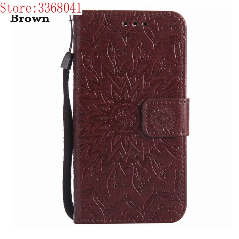 Кожаный чехол для huawei Y5 ll Y5ii CUN-U29 CUN-L21 CUN-L01 чехол КРЫШКА ДЛЯ huawei Y 5 ii CUN U29 L21 L01 Чехол для мобильного телефона с откидной Чехол - Цвет: Brown