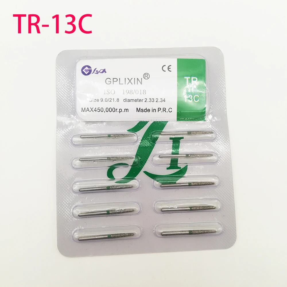 BR-31 Dental Diamond Burs Drill Dentistry Burs High Speed Handpiece Handle Diameter 1.6mm Dentist Tools BR-41 TR-13 FO32