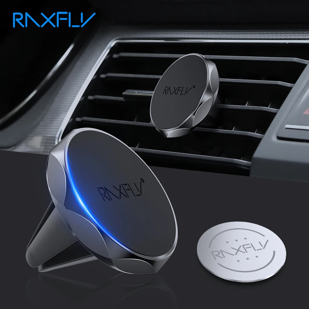 RAXFLY Magnetic Car Phone Holder For iPhone 7 XR Phone Stand Air Vent Mount Magnet Holder For Phone in Car For Xiaomi Redmi