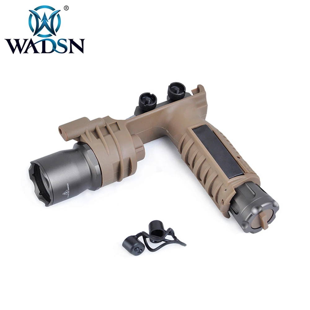 Тактический фонарь WADSN M910A вертикальный фонарик с FOREGRIP мгновенный стробоскоп |
