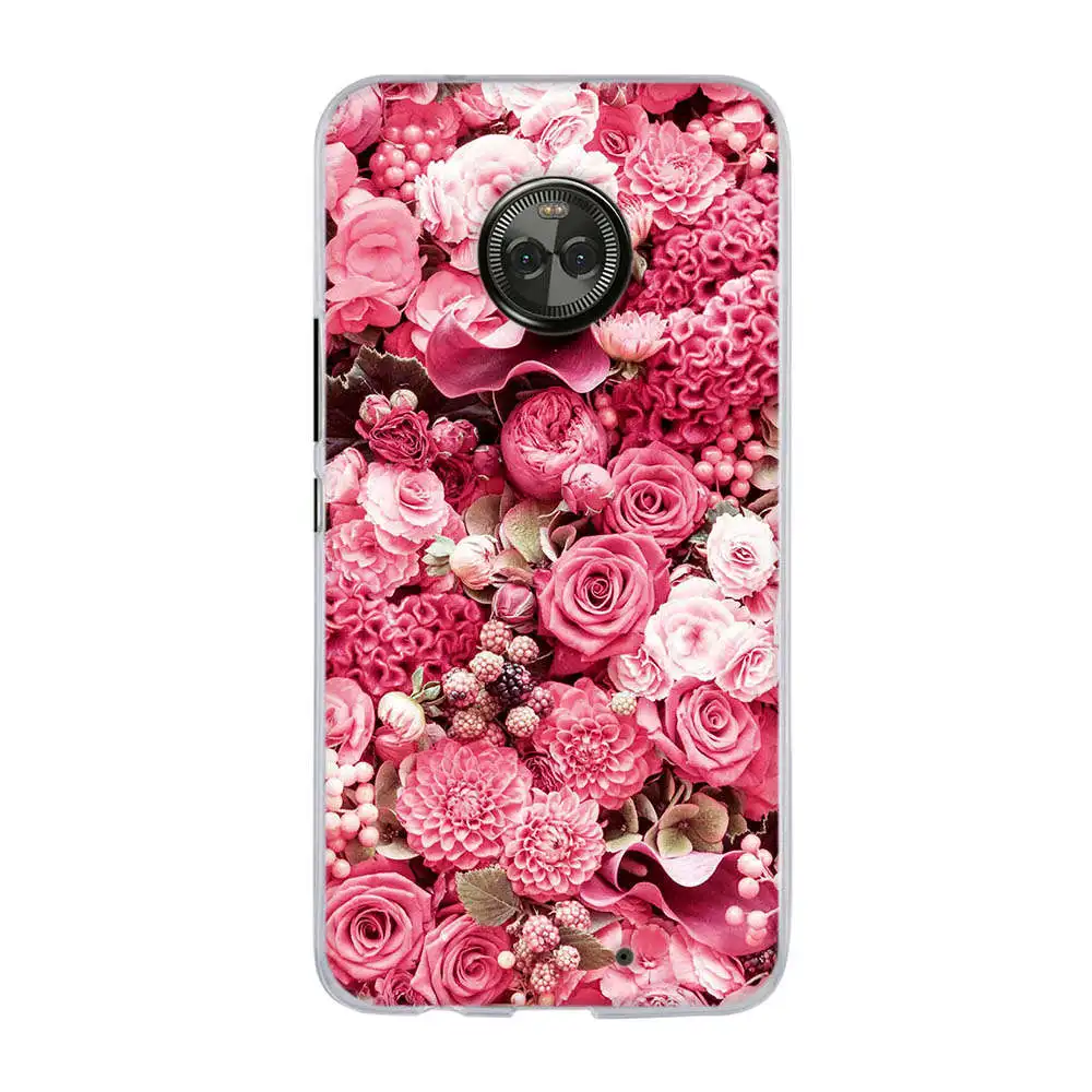 Чехлы для Motorola Moto X4 Модный мягкий силиконовый чехол из ТПУ с принтом телефона