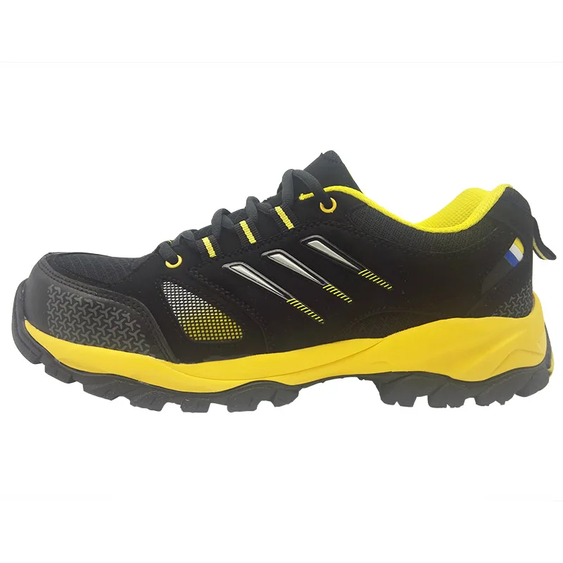 Мужская модная дышащая рабочая обувь со стальным носком большие размеры рабочие