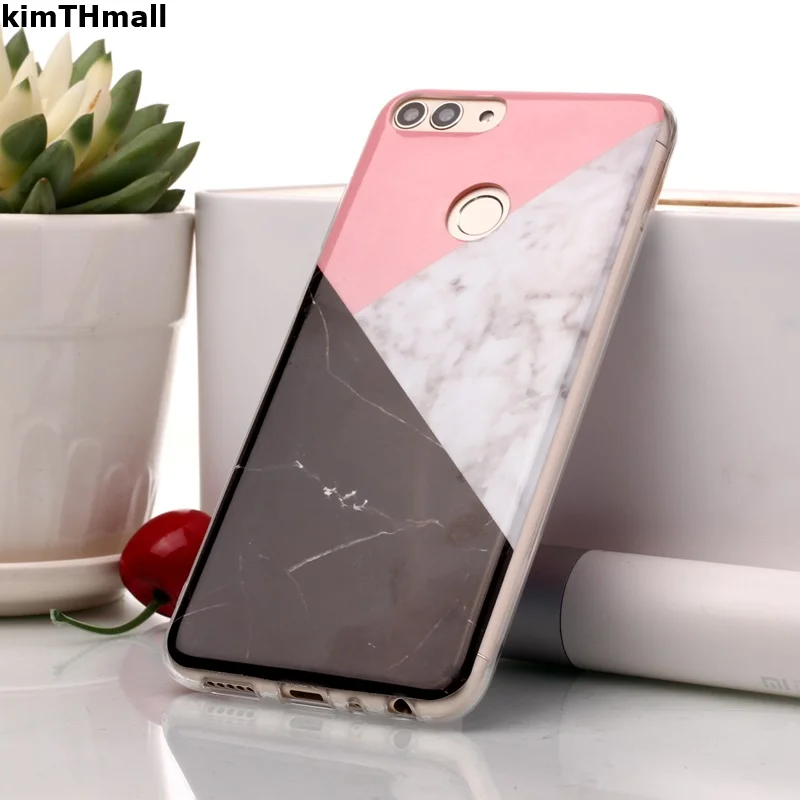 Чехол для Huawei P Smart FIG-L21 задняя крышка прозрачный силиконовый мягкий чехол в