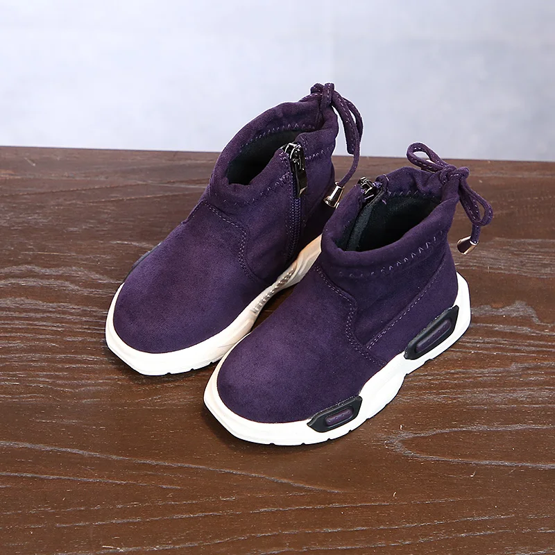 Осенние ботинки новинка 2018 года обувь принцессы для девочек и мальчиков 1-3 лет из