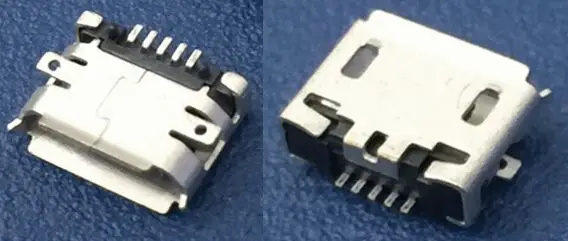 

MICRO USB 5P Женский штекер 4pin фиксированный SMD, задний зарядный разъем, новый и оригинальный
