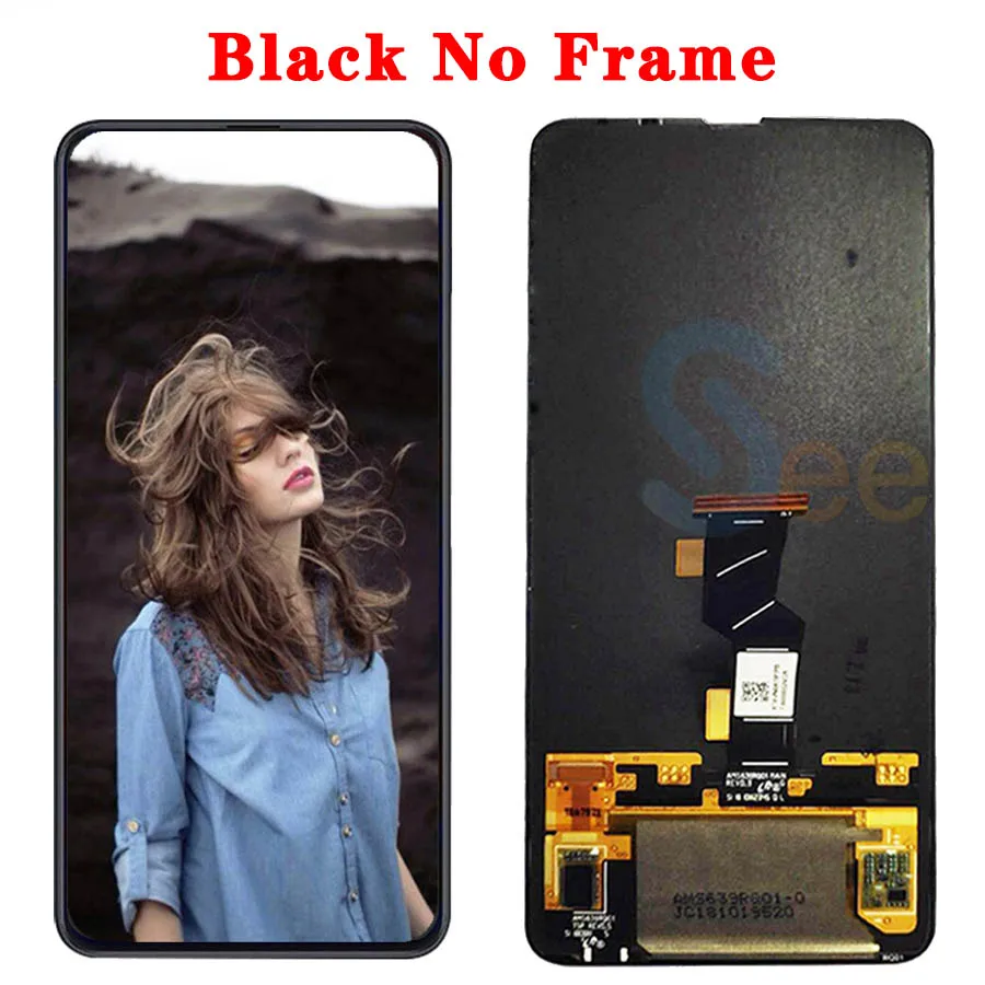 Black No Frame Xiaomi mi x 3 ЖК-дисплей кодирующий преобразователь сенсорного экрана в сборе с рамкой для 6," Xiaomi mi X3 ЖК-запчасти - Цвет: Black No Frame