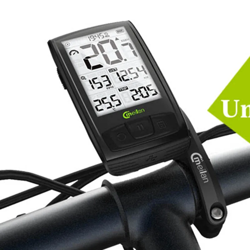 Bike Wireless 2.5 inch Computer Bluetooth BT4.0 bicycle Speedometer with Speed + cadence data support Heart Rate Monitor|bike computer|wireless