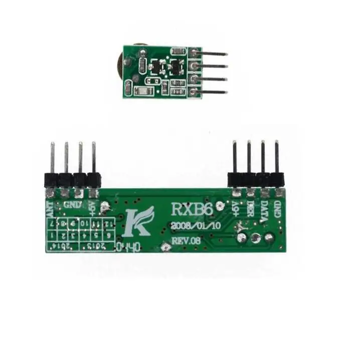 433 МГц Супергетеродинный 3400 РЧ передатчик и приемник Link Kit для Arduino ARM MCU 433 МГц