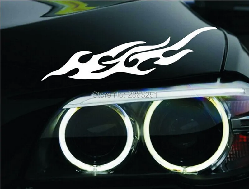 2 шт. Авто Стайлинг пламя наклейка в форме пламени Наклейка Декор для Chrysler 300c 300