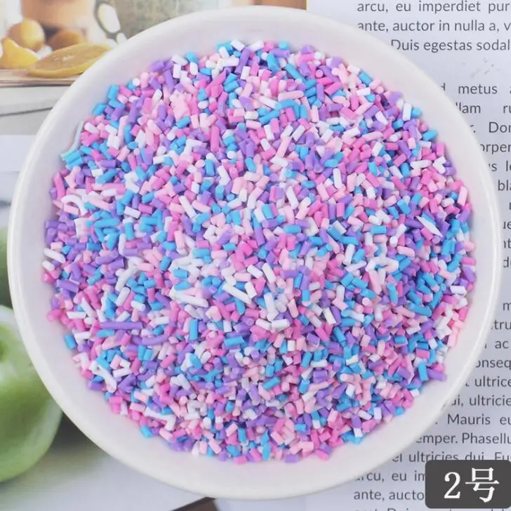 Посыпка из глины 20 г/лот милая красочная в форме сердца с пятизвездочным бантом