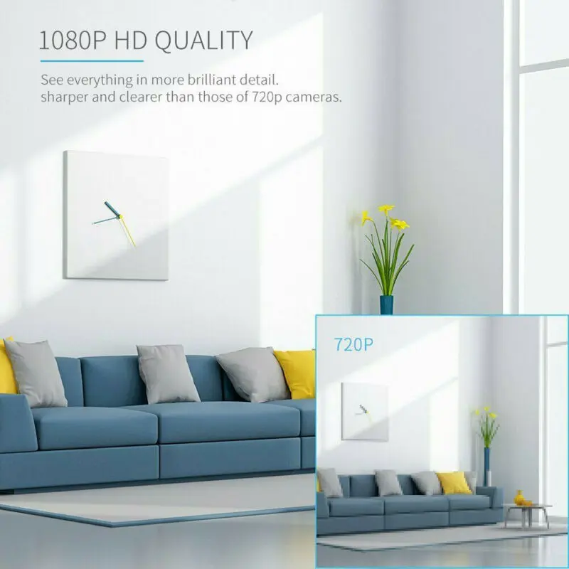 Новая мини беспроводная wifi IP камера HD1080P умный дом безопасности ночное