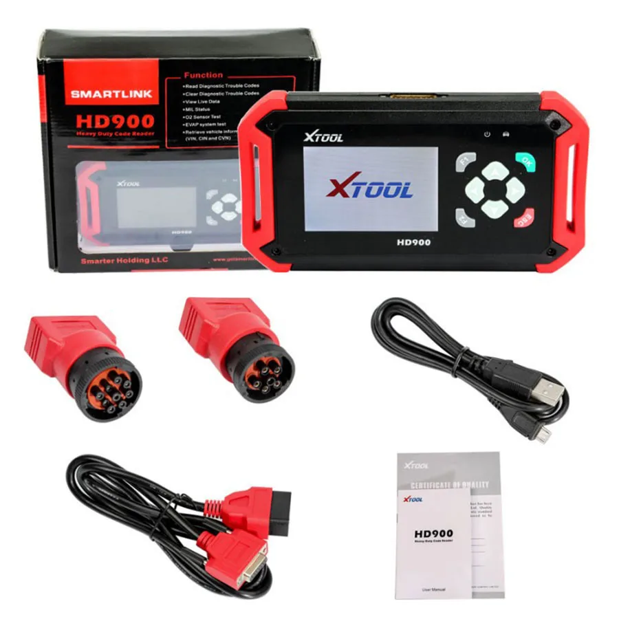 2017 Новый XTOOL HD900 сверхмощный считыватель кодов компьютера грузовых автомобилей