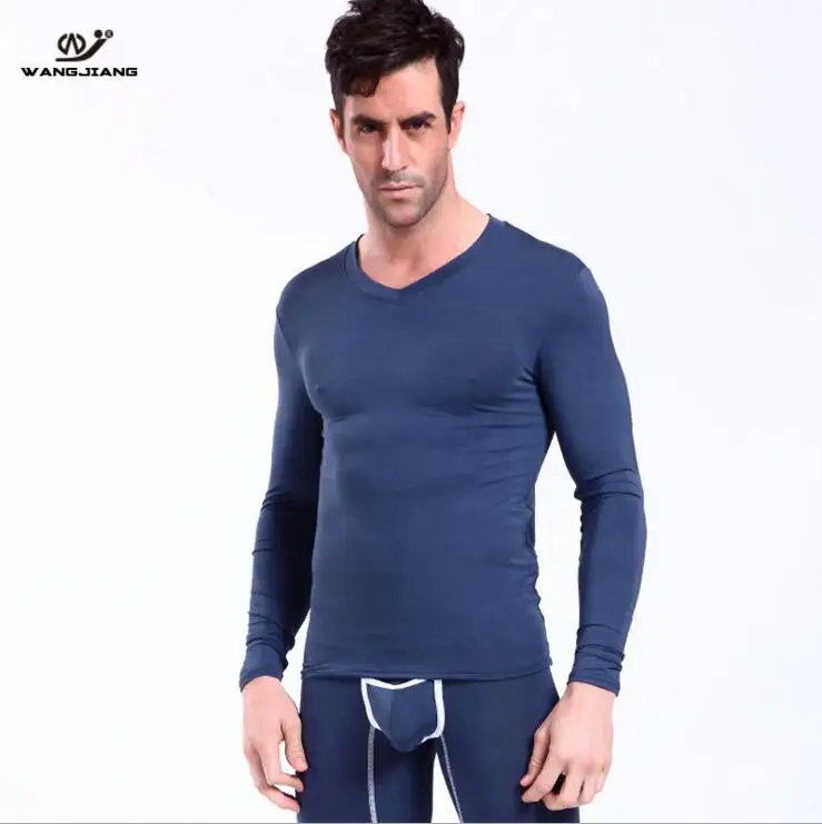 Мужское термобелье кальсоны с круглым воротником мужские регенерированные