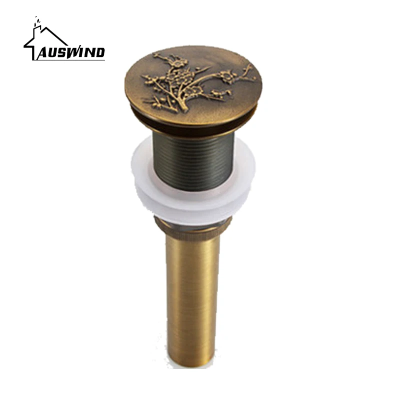 antique brass water pipe water heater to flip bounce european art basin water leakage threaded bathroom accessories free global shipping