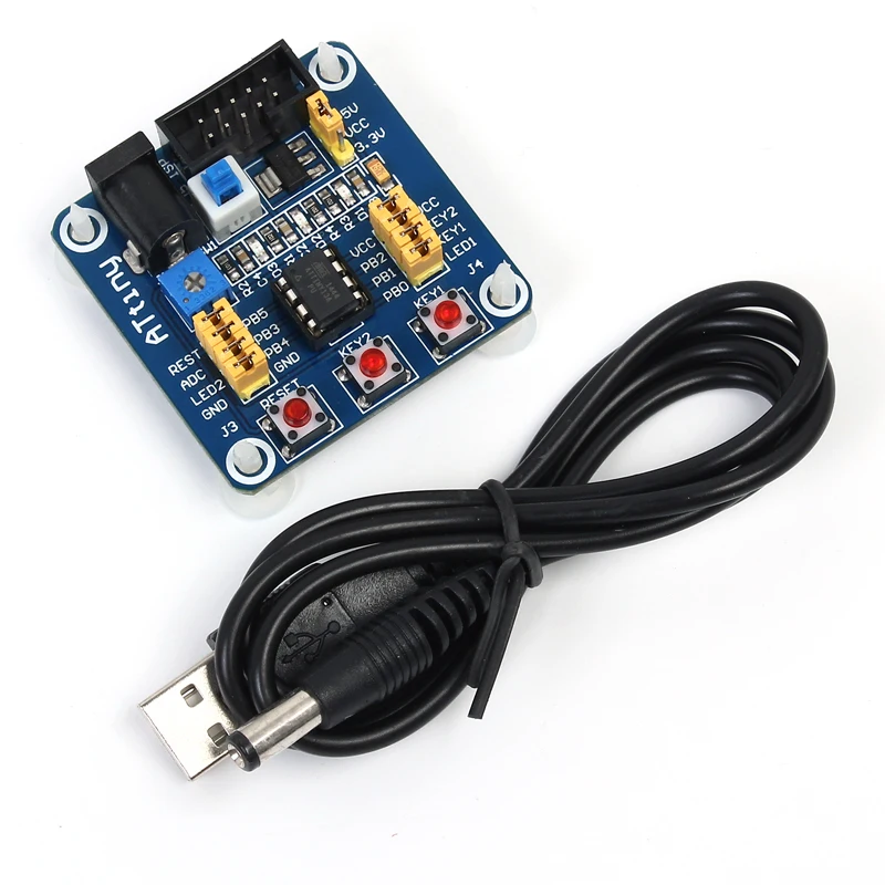 Attiny13 AVR макетная доска обучающая доска экспериментальные тестовые доски AVR доска минимальная система