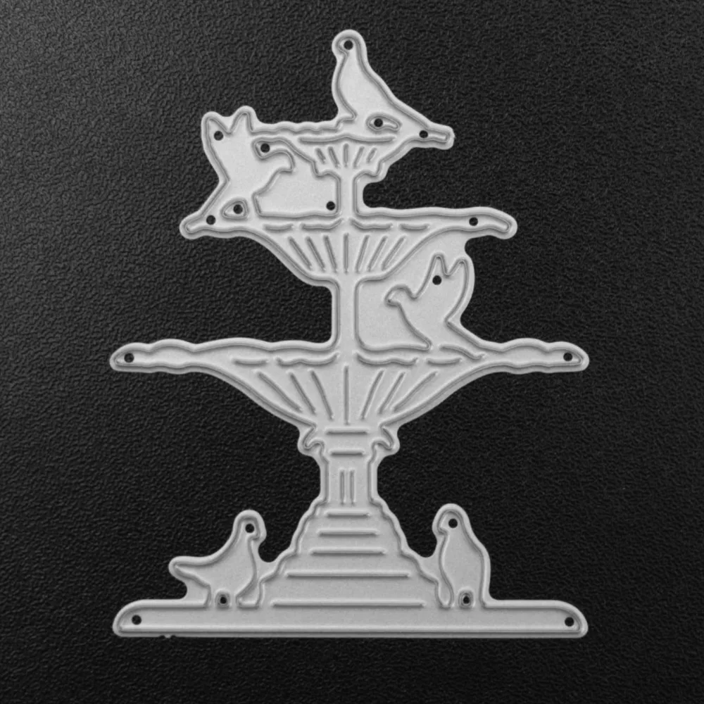 Классический Fountain резки металла умирает трафарет для DIY Скрапбукинг фотоальбом тиснение Бумага карты декоративные ремесла умереть порезы