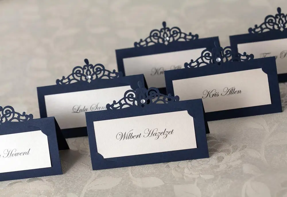 Держатель для карт синего цвета 24 шт.|card holder|card weddingcard card |