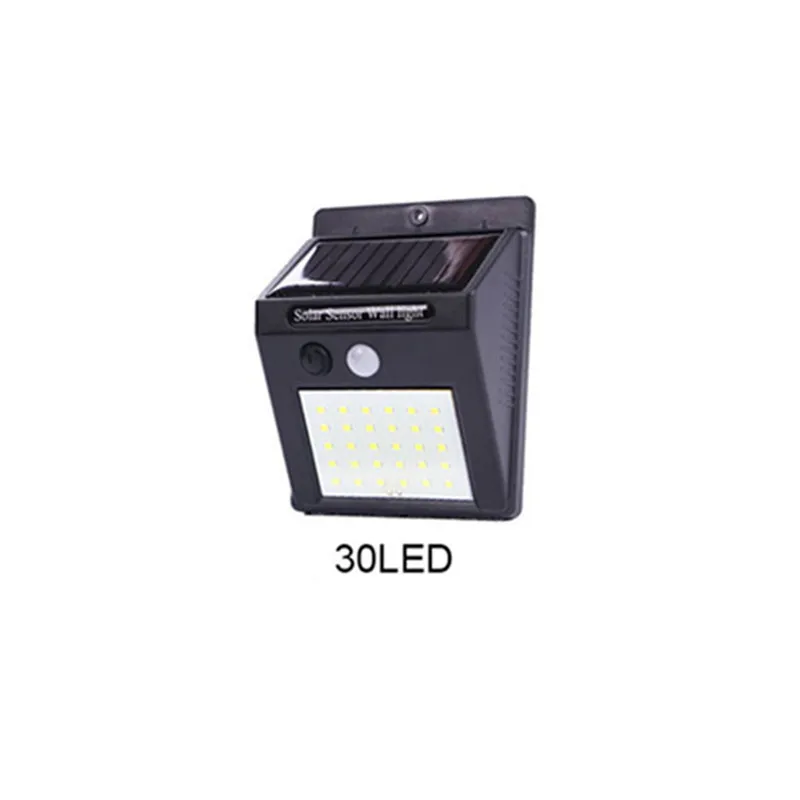 30 LED 20/30LED Солнечный Мощность движения PIR Сенсор открытый настенный светильник Водонепроницаемый энергосберегающие уличные Двор Уолл Сад led безопасности лампа - Испускаемый цвет: 30 LED