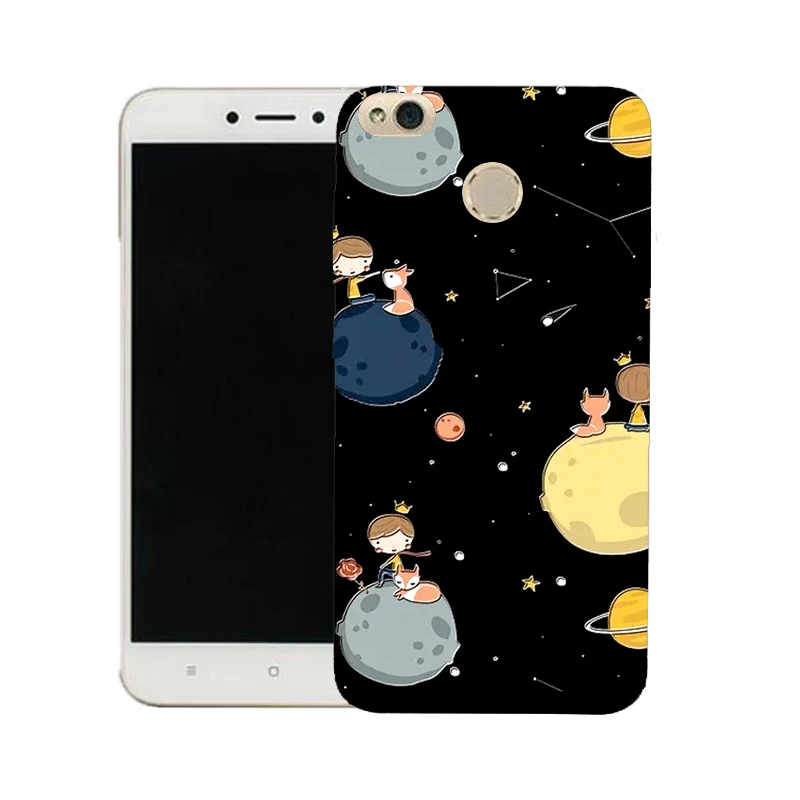 Soft Black Phone Case For Redmi note5a 4x note3 note4x note4 xiaomi 6 5s Moon Sun Space cartoon eye cat dog Free shipping |